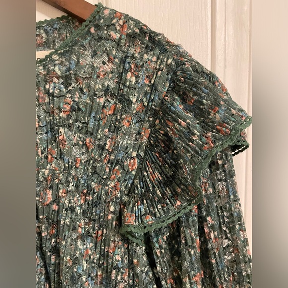 Porridge for Anthropologie Lace Crew-Neck Blouse - Picture 5 of 11